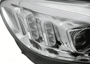 Lampy reflektory do mercedes c W205 14-18R do jazdy dziennej dyn. kier. 3
