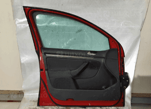 Drzwi przód przednie lewe do volkswagen vw golf v 5 LY3D czerwone 7