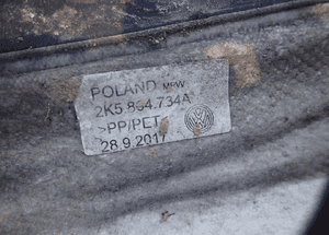 Narożnik zderzaka prawy tył vw caddy 2K5 2K5864733A radom 3