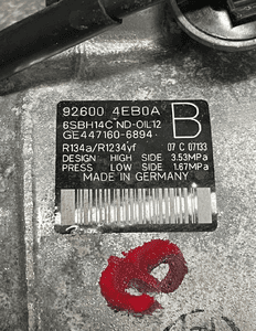 Kompresor klimatyzacji renault nissan 926004EB0A 3