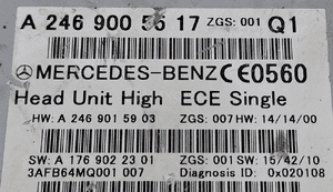 Mercedes-Benz Radio Nawigacja Multimedia NTG5.1 HIGH ECE A2469005517 4
