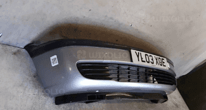 Zderzak przód przedni opel zafira a i 1 Z163 szary 4