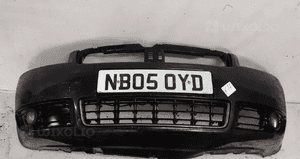 Zderzak przód przedni do audi A4 B6 cabrio halogeny LY9B czarny 1