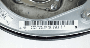 Mercedes vito W639 2003- airbag poduszka kierowcy 6398601902 5