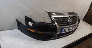 ) ZDERZAK PRZÓD RPZEDNI DO VW VOLKSWAGEN PASSAT B6 LC9Z CZARNY 4