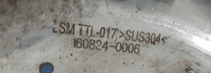 Przewód rura intercoolera opel mokka x i a 1.6 cdti 160824-0006 2016-2019 7