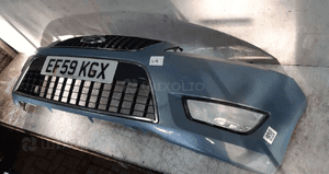 Zderzak przód przedni ford mondeo MK.4 4 iv 86 błękitny halogeny 3