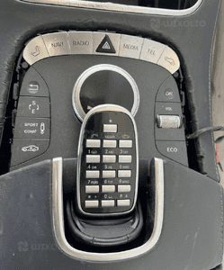 Podlokietnik schowek tunel mercedes s W222 org fv 3