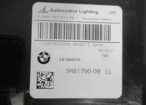 Lampa przednia przód prawa bmw X5 G05 X6 G06 led laser 9481790-09 2018-2023 29