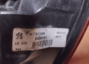 Lampa tył tylna prawa lewa peugeot 308 T9 hb 9677817580 9677817680 7