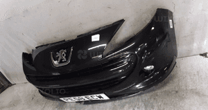 Zderzak przód przedni do peugeot 207 halogeny  exl exld czarny 3