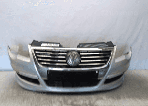 Zderzak przód przedni do vw volkswagen passat B6 LA7W srebrny dokładaka ! 1
