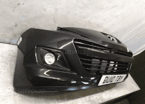 Zderzak przód przedni peugeot 207 lift fl exl exld czarny halogeny 4