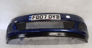 Zderzak przód przedni do ford fiesta MK6 vi lift fl niebieski granatowy kod koloru F2 1