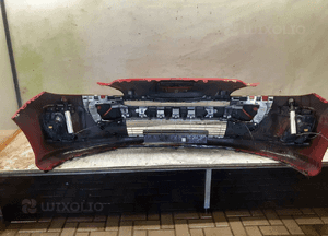 Zderzak przód przedni peugeot 308 lkrd bordo bordowy spryskiwacze lamp xenon halogeny 5