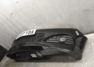 @ ZDERZAK PRZÓD PRZEDNI OPEL ASTRA H 3 III Z20R CZARNY GTC HALOGENY DOKŁADKA ! 2