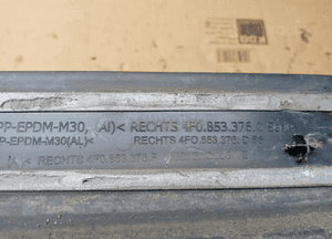 Listwa progowa progu prawy tył tylna prawa Audi A6 C6 4F0853376C 4
