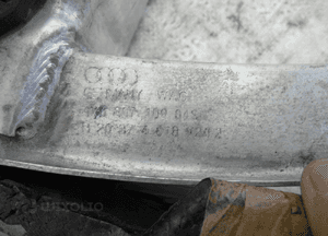 AUDI A6 C8 4K0 IDEALNA Z ABSORBEREM BELKA PRZEDNIA 4