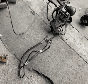 MERCEDES cl 215 amortyzator ABC S 220  przod prawy lewy blok przewody wahacz 5