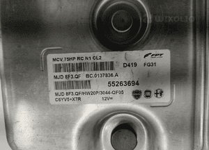 KOMPUTER STEROWNIK SILNIKA NEMO BIPPER FIORINO 1.3 M-JET JTD 55263694 13-17 4