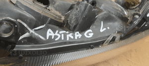 Lampa lewy przód przednia lewa Opel Astra G 90520877 9