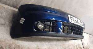Zderzak przód przedni vw volkswagen golf 5 v LD5Q granat granatowy halogeny spryskiwacze lamp xenon 4