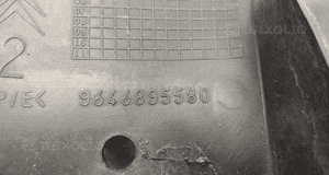 CITROEN C4 belka zderzaka przednia wzmocnienie zderzaka przód 9646895580 3