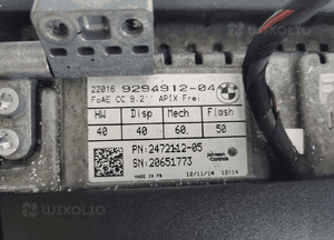 MONITOR WYŚWIETLACZ tył F10 F11 F30 F31 9294912 8