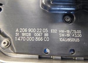 MERCEDES W206 A206 C206 PRZETWORNICA MODUŁ lampy reflektora LED 9