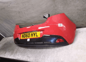 Zderzak tył tylny do mazda 2 27A czerwony 2