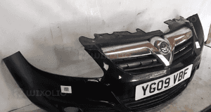Zderzak przód przedni do opel corsa d Z20R czarny halogeny 2