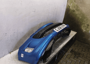 Zderzak przód przedni do peugeot 308 halogeny kmf kmfd niebieski 5
