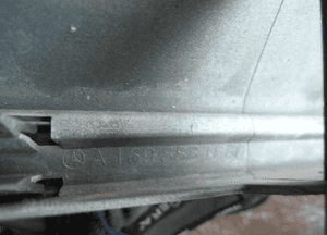 Mercedes b klasa A169 169 lift grill atrapa 6