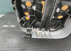 Fotele Fotel Kanapa Welur Jasne Siwe Podlokietnik VW Golf IV 4 3 drzwi komplet 27