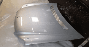 Maska pokrywa silnika mercedes W203 c klasa coupe 744 srebrna 3