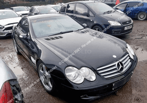 Maska Zderzak Reflektory Błotniki Wzmocnienie Belka Pas Przedni Lampy Mercedes SL500 SL350 R230 1