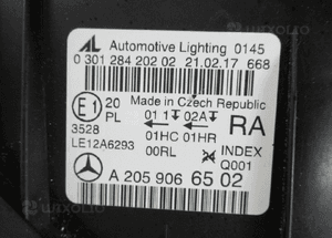 Lampa przednia przód prawa mercedes c-klasa W205 2014- 16