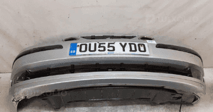 Zderzak przód przedni do saab 9-3 halogeny srebrny 1