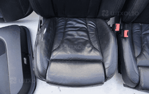 Fotele siedzenia skóra s-line grzane 7 osób audi Q7 4L 12