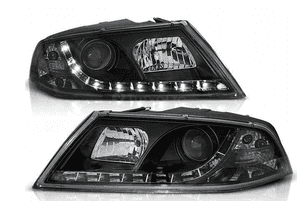 Reflektory lampy do skoda octavia ii 2 od 2004 do 2008 r H7 daylight black 2