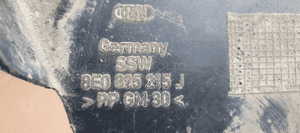 Osłona płyta podwozia lewy tył tylna lewa Audi A4 B6 8E0825215J 4