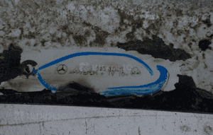 Zderzak przód przedni mercedes c W203 lift 04- A2038853025 10