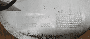 Klapka wlewu paliwa Fiat Punto Evo 296 5