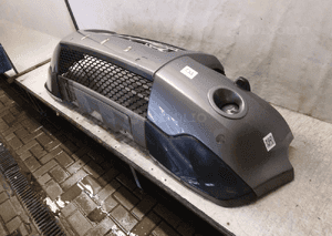 ^ ZDERZAK PRZÓD PRZEDNI DO LAND ROVER FREELANDER 1 I LIFT FL SZARY SPRYSKIWACZE LAMP XENON PDC HALOGENY 2