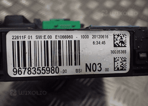 Peugeot 208 1.6 ehdi skrzynka bsi 9678355980 3