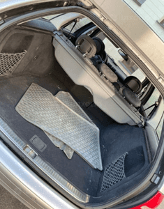 MERCEDES C 203 kombi roleta bagażnika czarna oryginał  kompletna 2