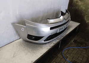 Zderzak przód przedni do citroen C4 grand picasso ezrc srebrny halogeny 4