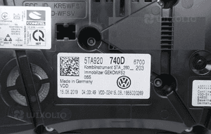 LICZNIK ZEGARY VW TOURAN III 5TA 41994K 5TA920740D 5