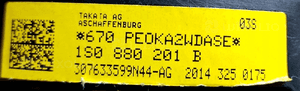 VW Volkswagen UP PODUSZKA Powietrzna AirBag 1S0880201B 5