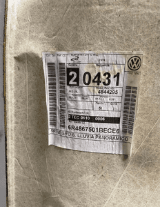 Podsufitka sufit czarna vw polo 6R 6R4867501BE org 8